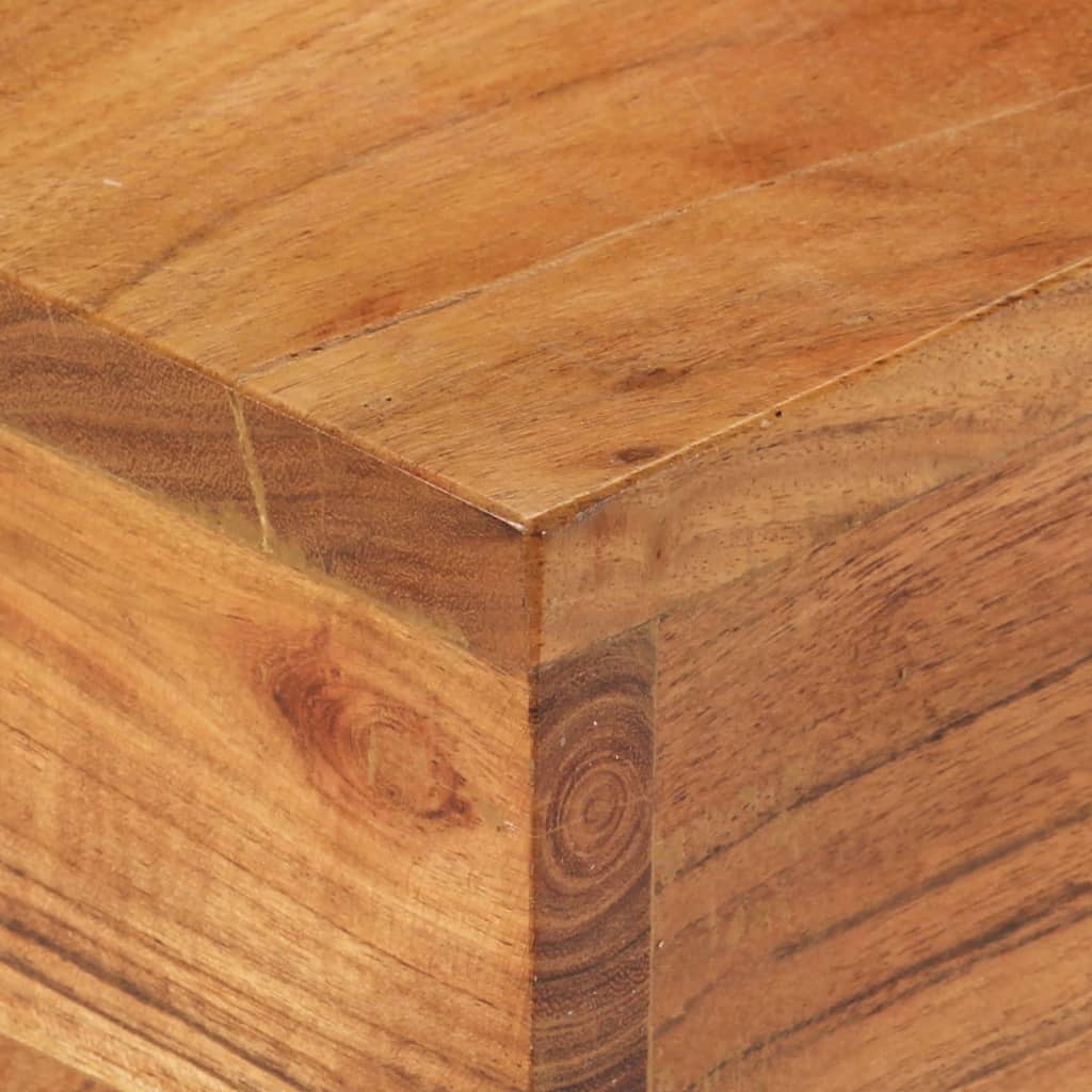 vidaXL Klubska mizica 68x68x41 cm trden akacijev les