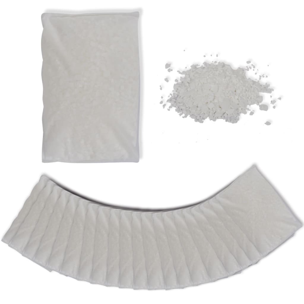 vidaXL Sušilne vreče s kalcijevim kloridom nadomestne 20 kosov 20 kg