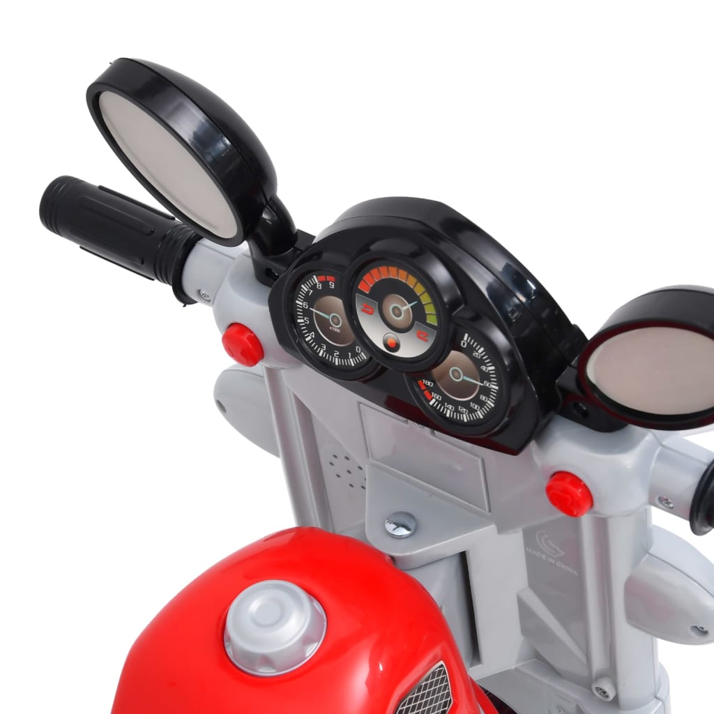 vidaXL Otroški tricikel rdeč