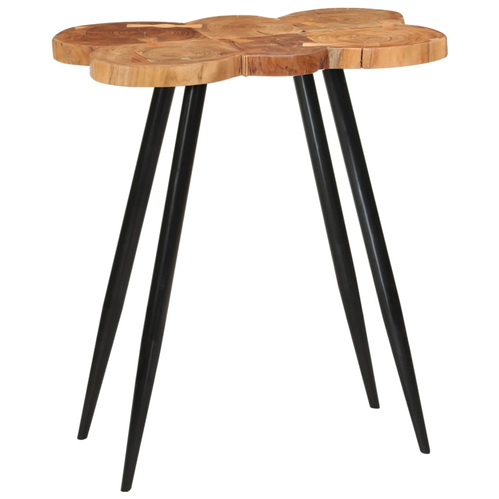 vidaXL Barska miza iz hloda 90x54x105 cm trden akacijev les
