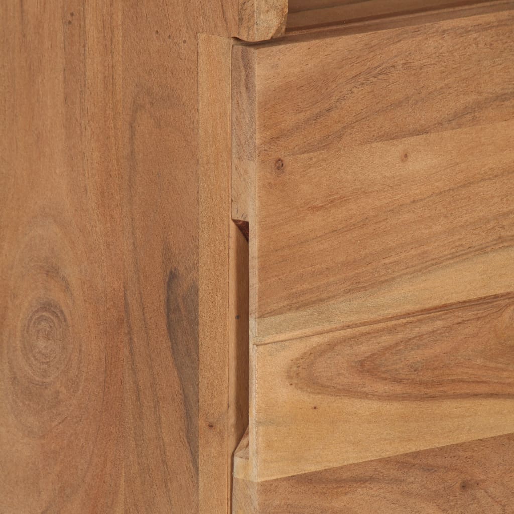 vidaXL Visoka omarica 45x35x123 cm trden akacijev les