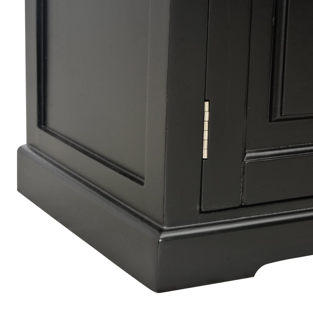 vidaXL TV omarica iz lesa 90x30x40 cm črna