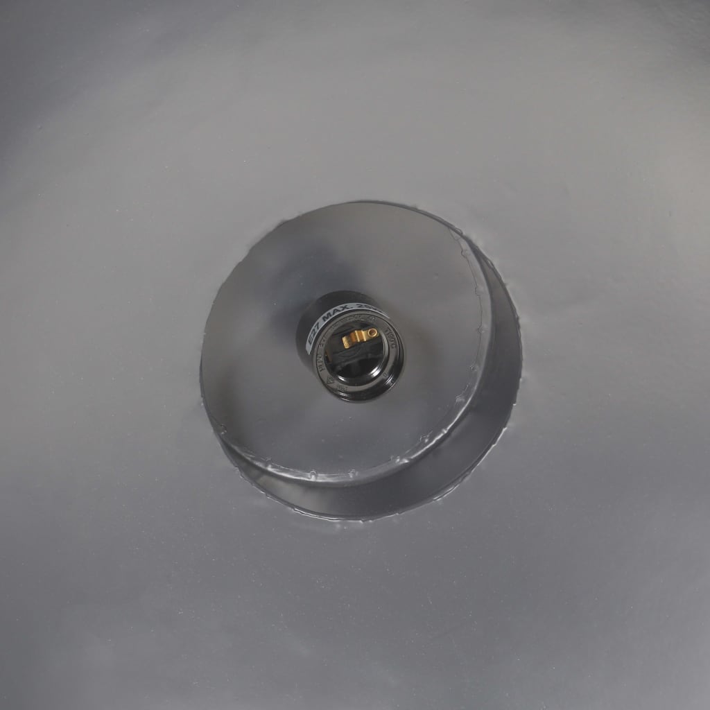 vidaXL Industrijska viseča svetilka 58 cm siva E27