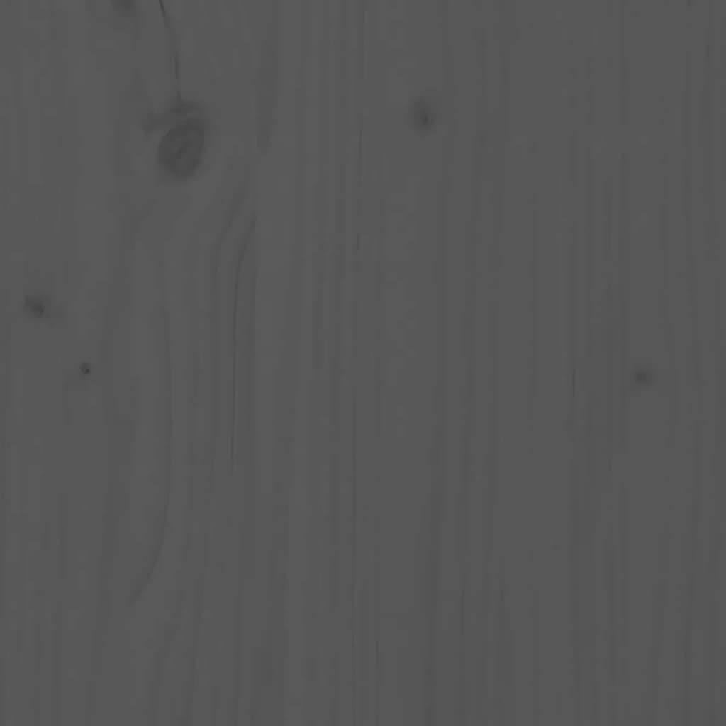 vidaXL Kompostnik siv 63,5x63,5x77,5 cm trdna borovina