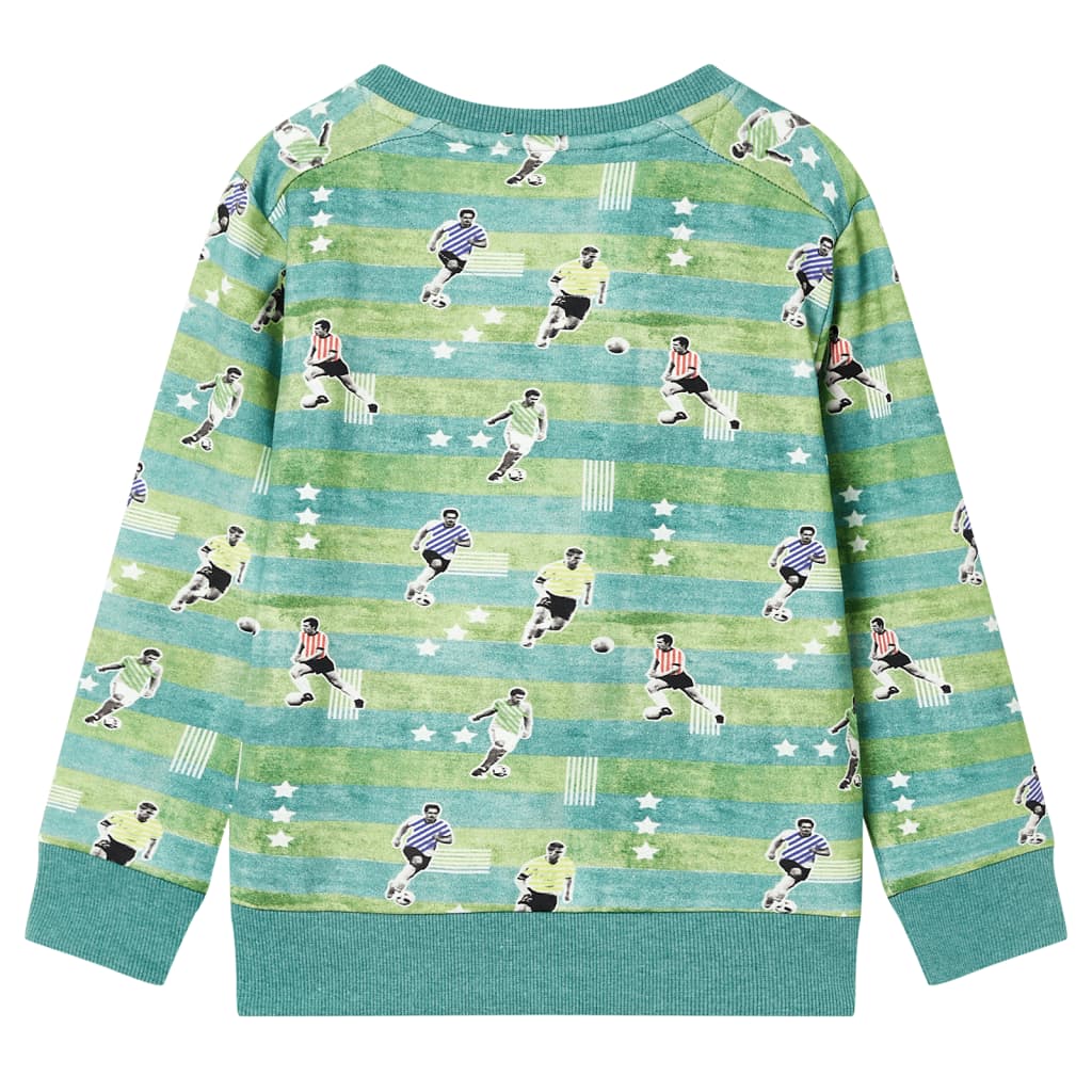 Otroški pulover svetlo zelena melange 92
