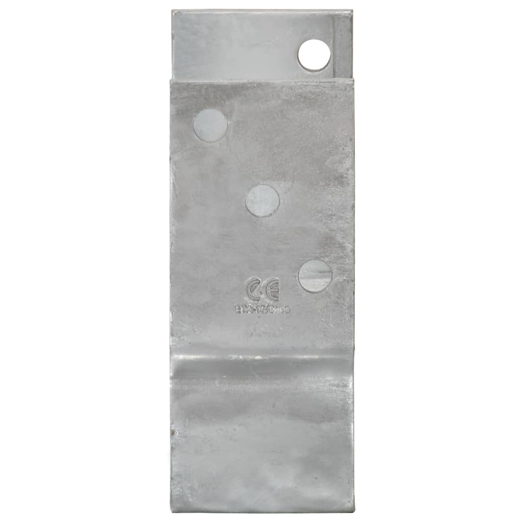 vidaXL Ograjna sidra 6 kosov srebrna 12x6x15 cm pocinkano jeklo