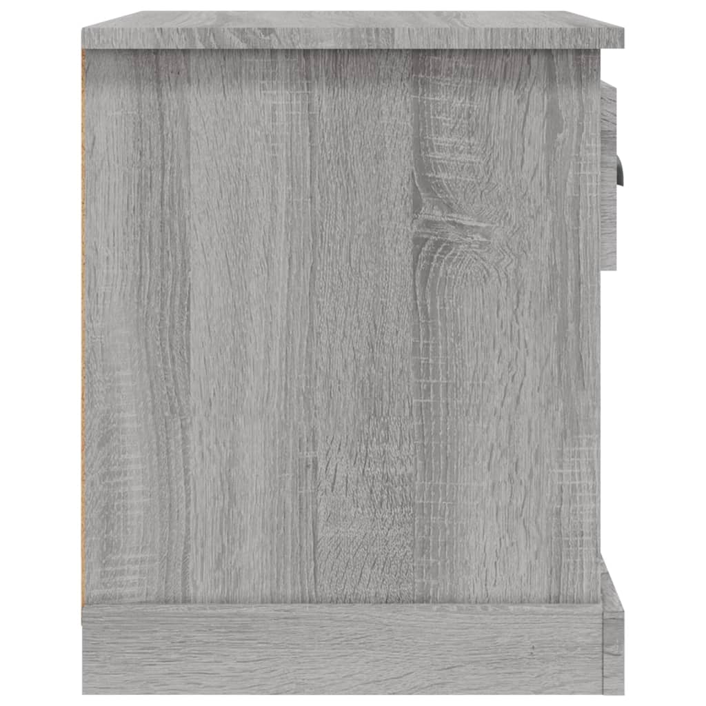 vidaXL Nočna omarica siva sonoma 39x39x47,5 cm inženirski les