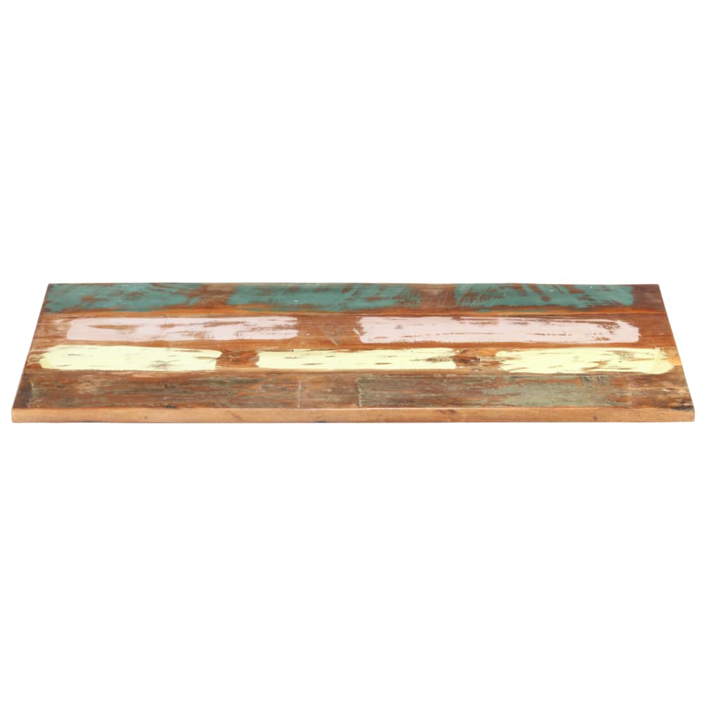 vidaXL Pravokotna mizna plošča 60x140 cm 25-27 mm trden predelan les