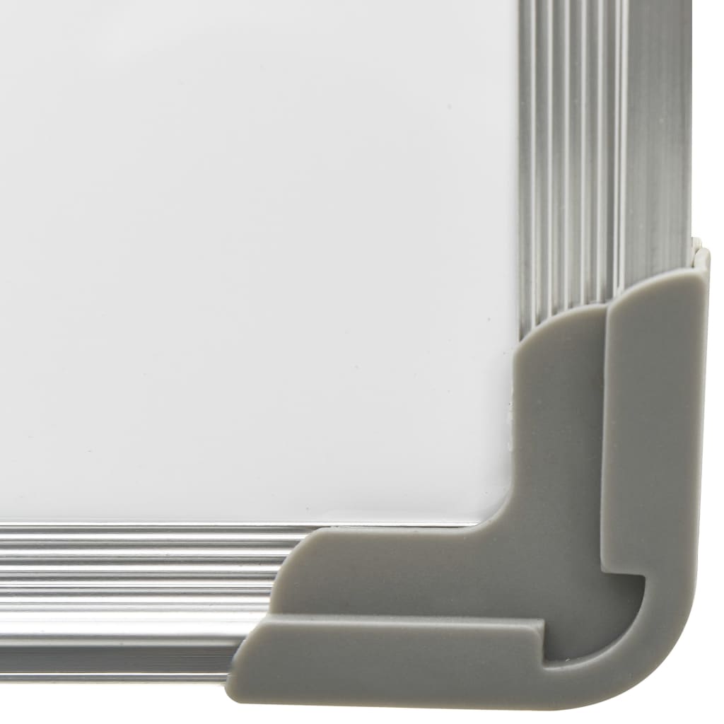 vidaXL Magnetna piši-briši tabla bela 90x60 cm jeklo