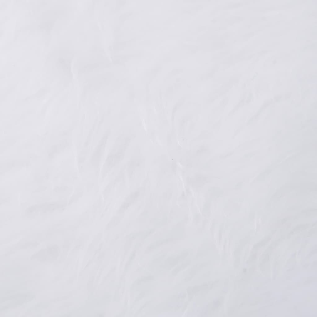 vidaXL Podloga za novoletno jelko bela 150 cm umetno krzno