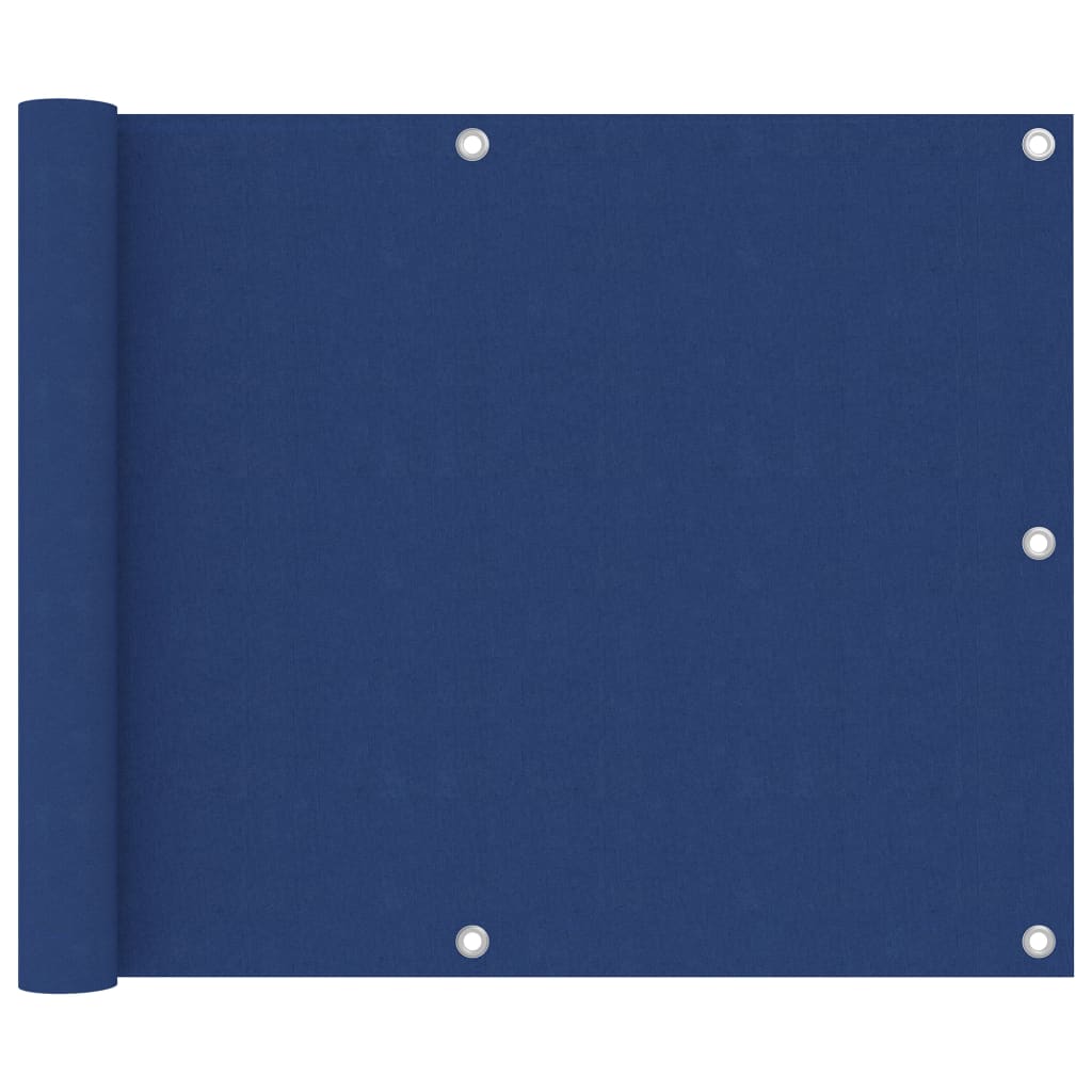 vidaXL Balkonsko platno modro 75x300 cm oksford blago