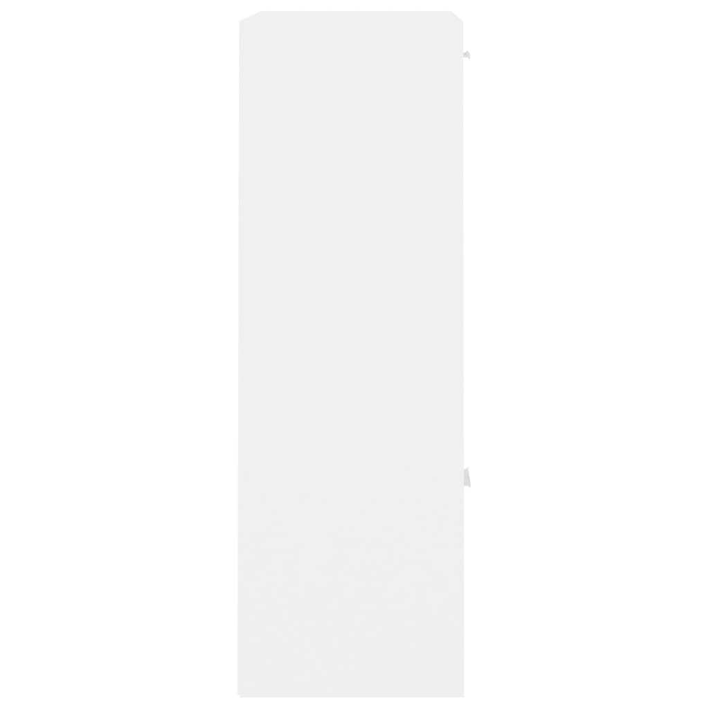 vidaXL Omara za shranjevanje bela 60x29,5x90 cm iverna plošča