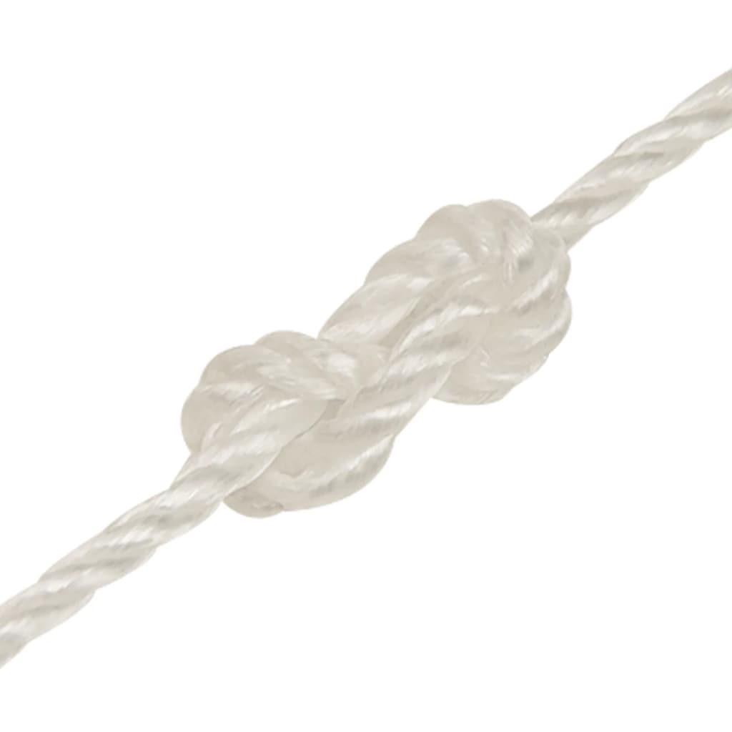 vidaXL Delovna vrv bela 3 mm 25 m polipropilen