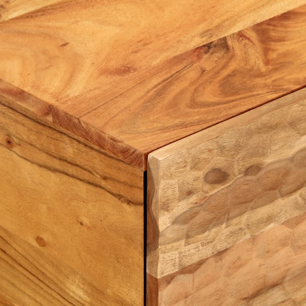 vidaXL Klubska mizica 100x54x40 cm trden akacijev les