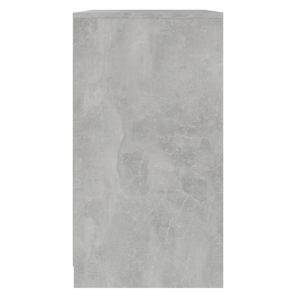 vidaXL Komoda betonsko siva 70x40,5x75 cm iverna plošča