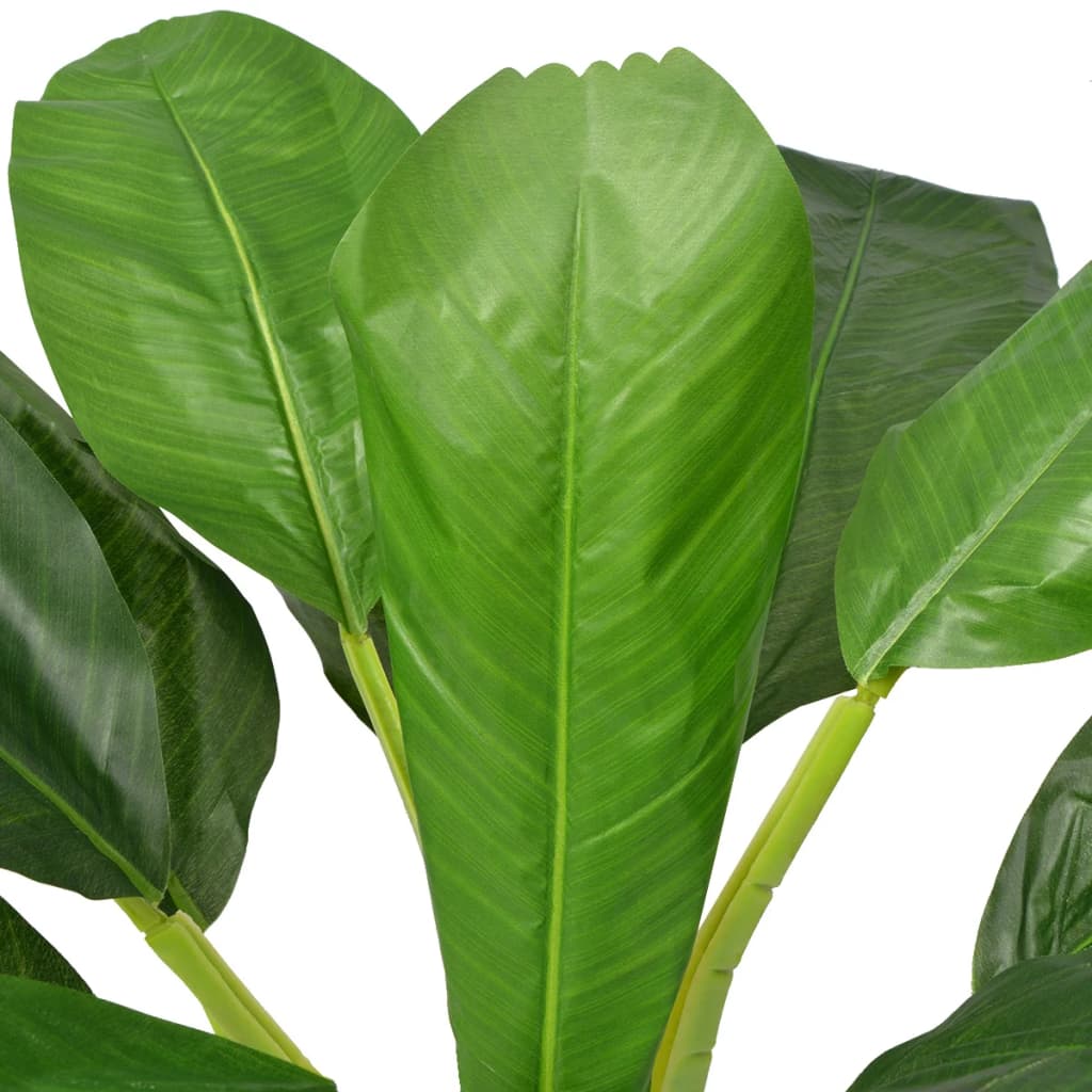 vidaXL Umetna rastlina bananovec v loncu 150 cm zelene barve
