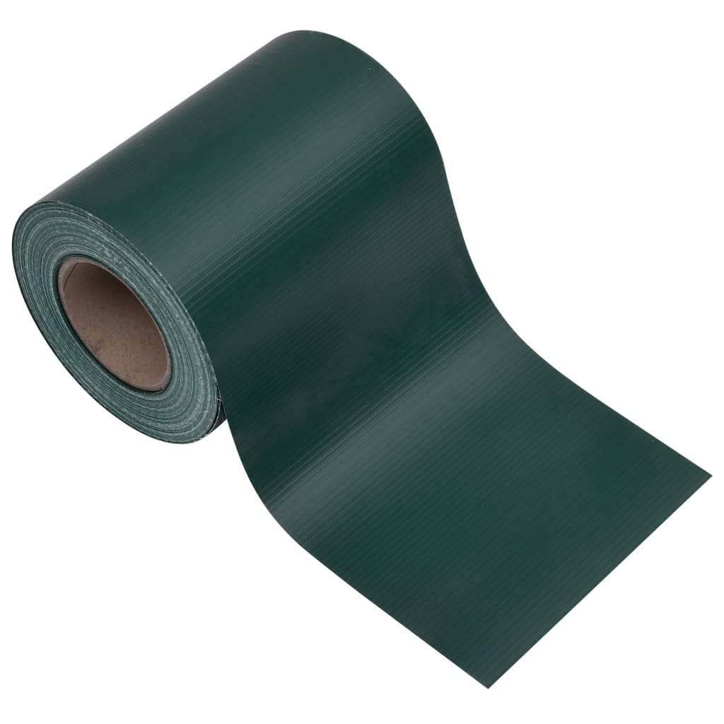 vidaXL Vrtno platno PVC 35x0,19 m mat zeleno