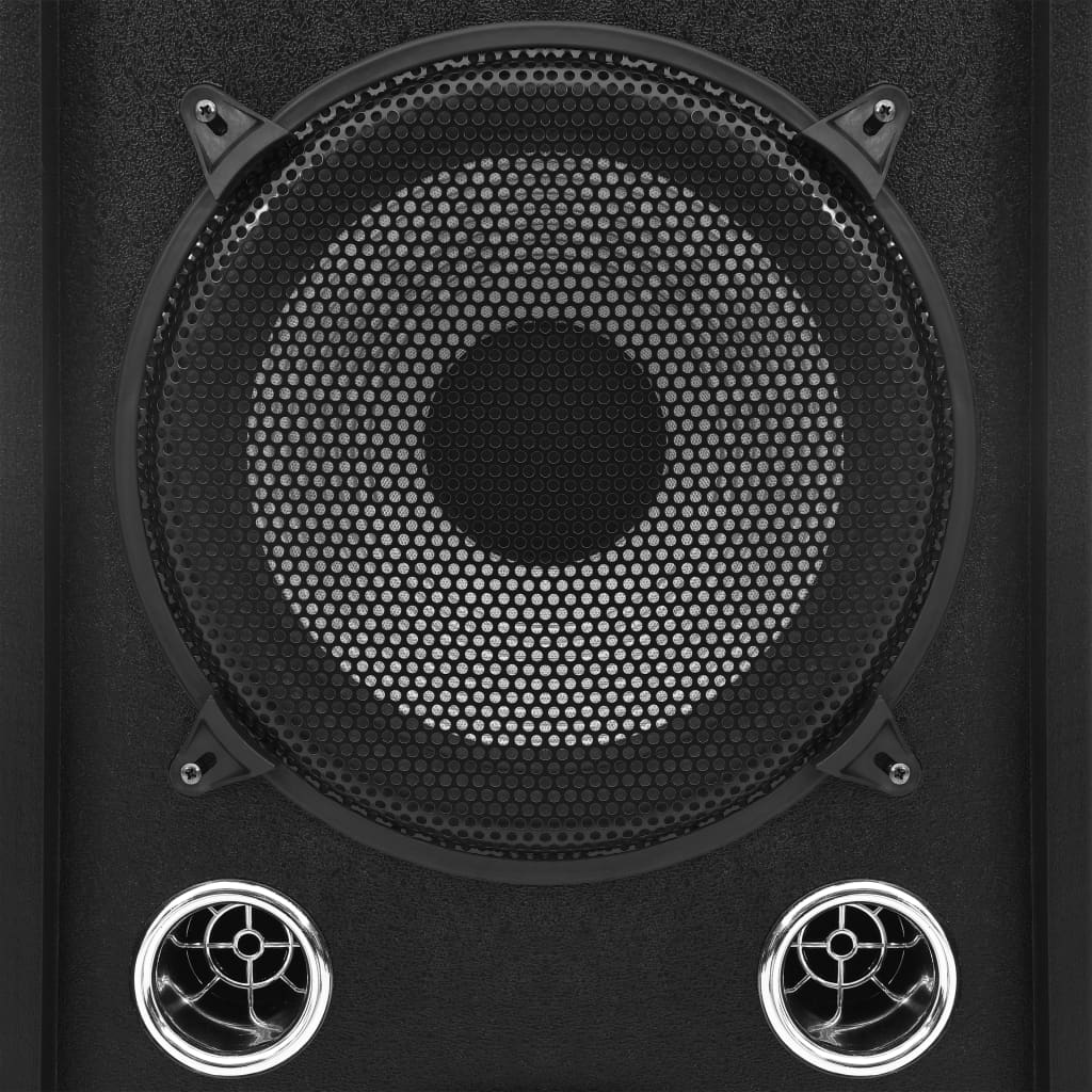 vidaXL Profesionalni pasivni odrski zvočnik 1000 W črne barve