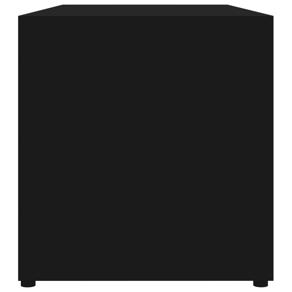 vidaXL TV omarica črna 80x34x36 cm iverna plošča