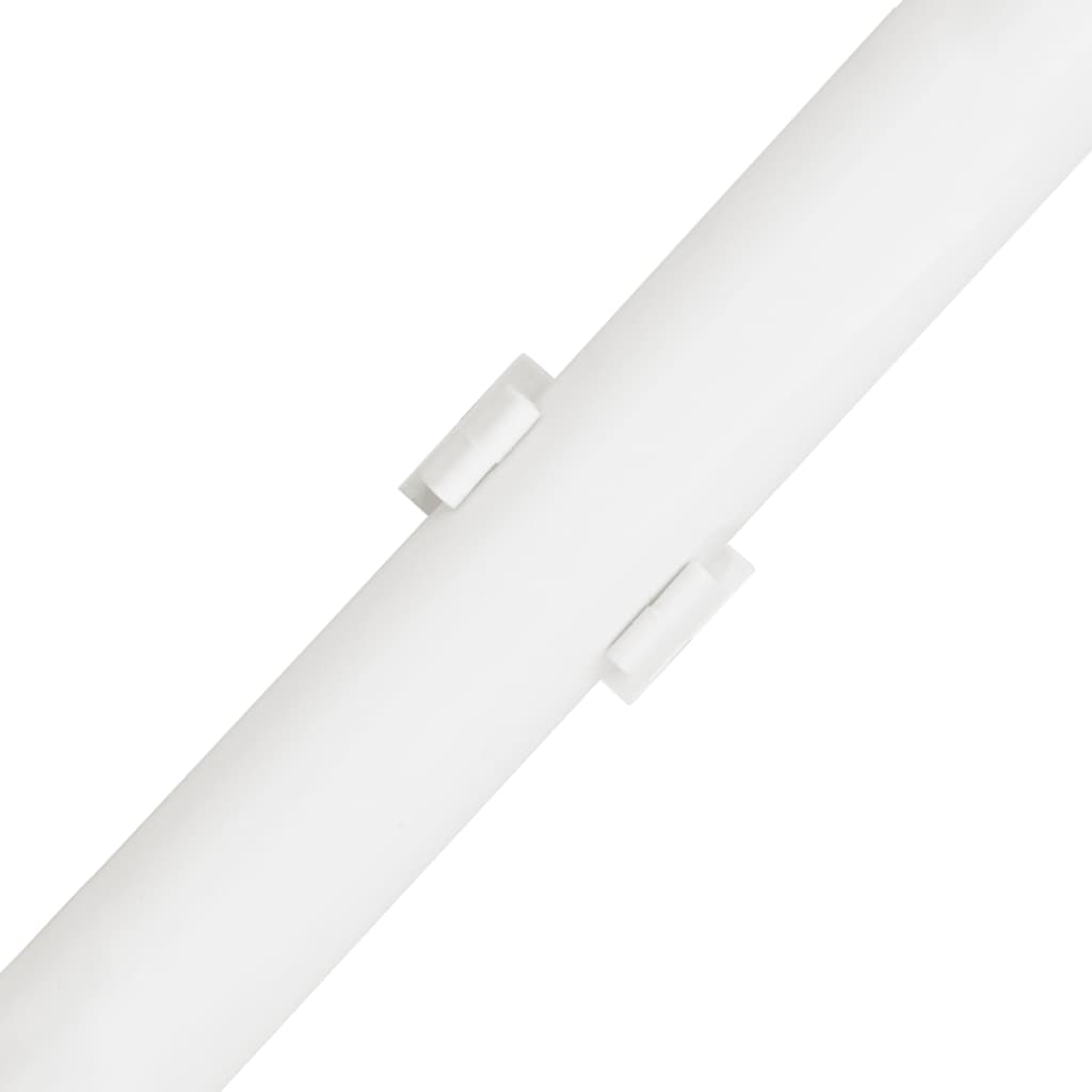 vidaXL Kabelska cev s sponkami Ø30 mm 30 m PVC