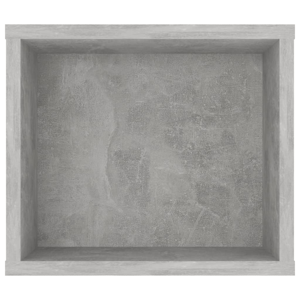 vidaXL Viseča TV omarica betonsko siva 100x30x26,5 cm iverna plošča