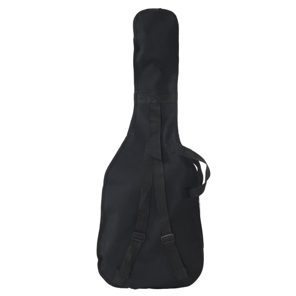 vidaXL Električna kitara za začetnike s torbo rjava in bela 4/4 39"