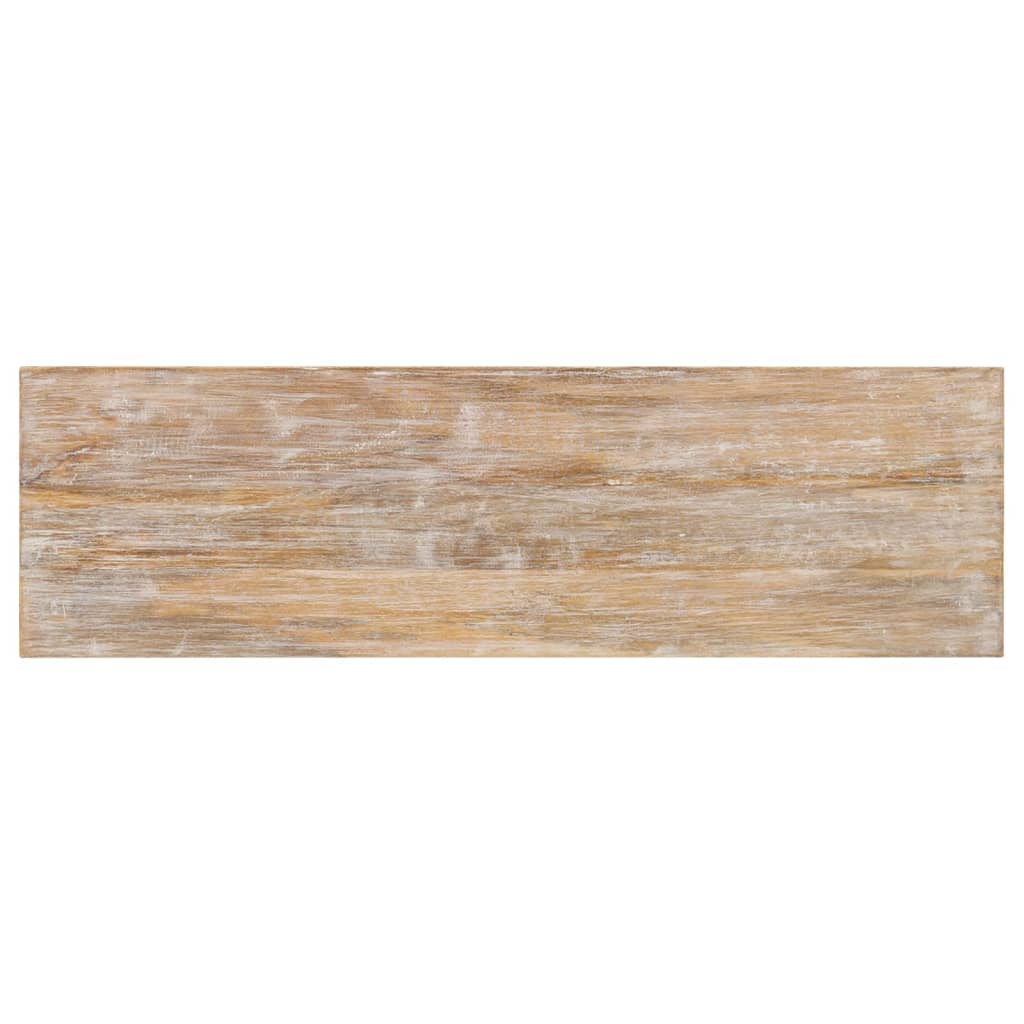 vidaXL Konzolna mizica 100x30x75 cm trden mangov les