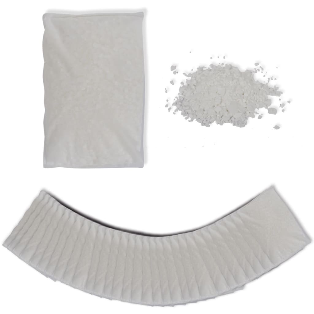 vidaXL Sušilne vreče s kalcijevim kloridom nadomestne 30 kosov 30 kg