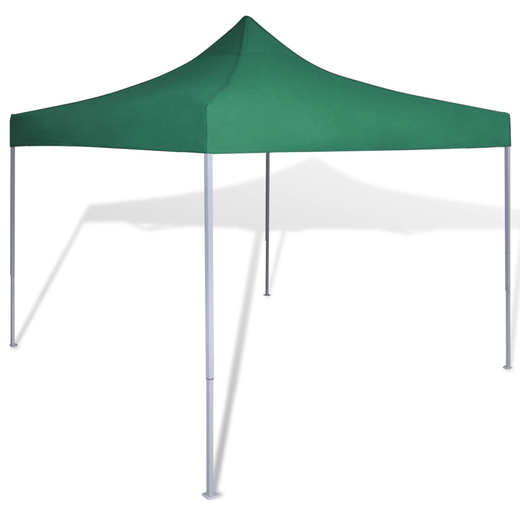 vidaXL Zložljivi šotor 3 x 3 m zelene barve