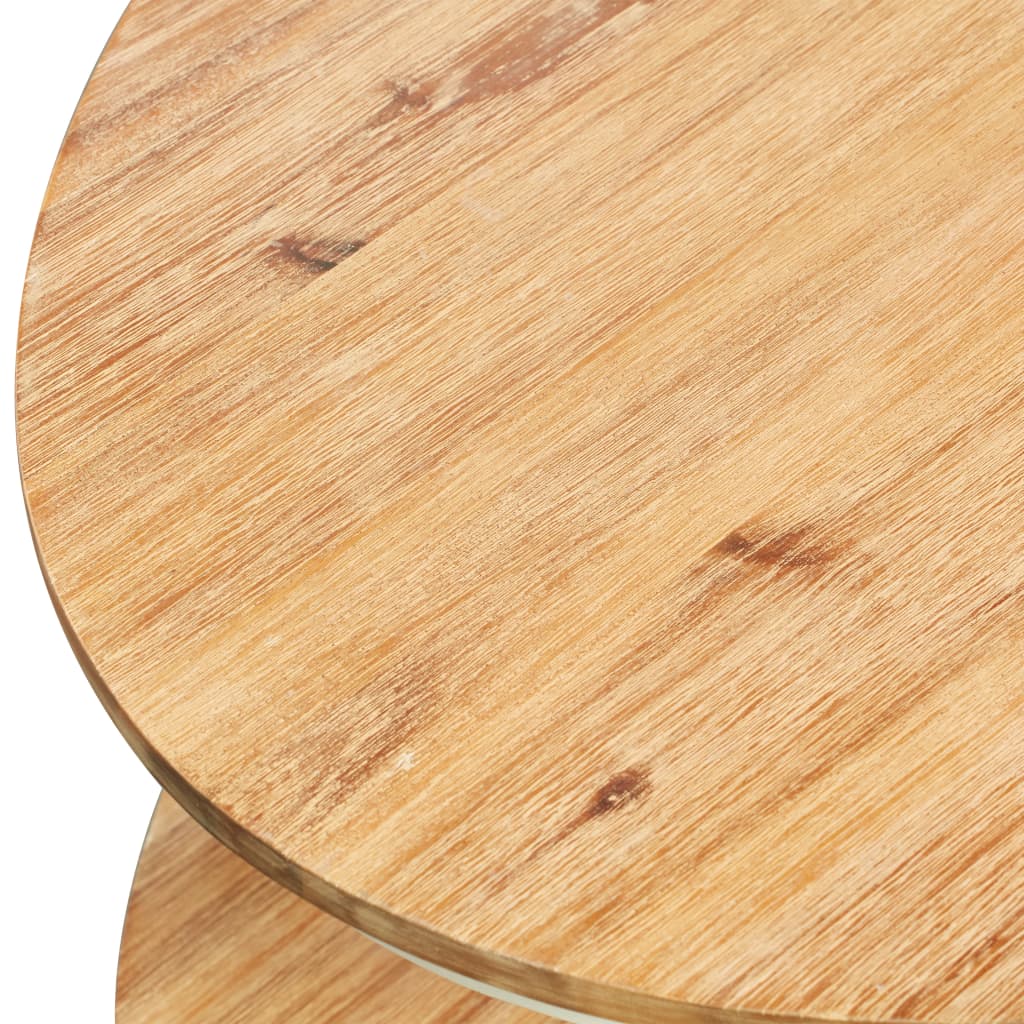 vidaXL Klubska mizica 102x62,5x42 cm trden akacijev les