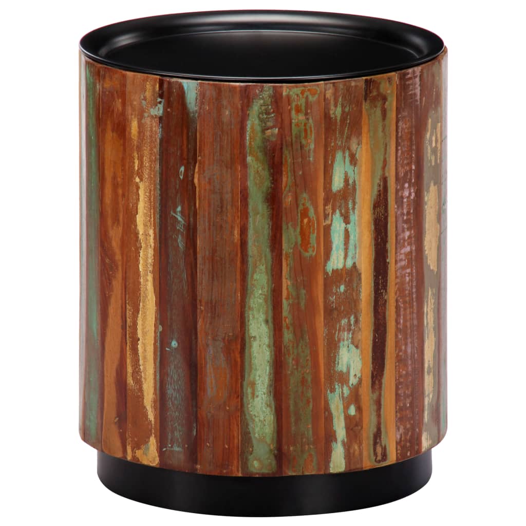 vidaXL Klubska mizica 38x45 cm iz trdnega predelanega lesa