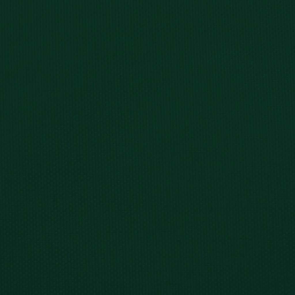 vidaXL Senčno jadro oksford blago kvadratno 3,6x3,6 m temno zeleno