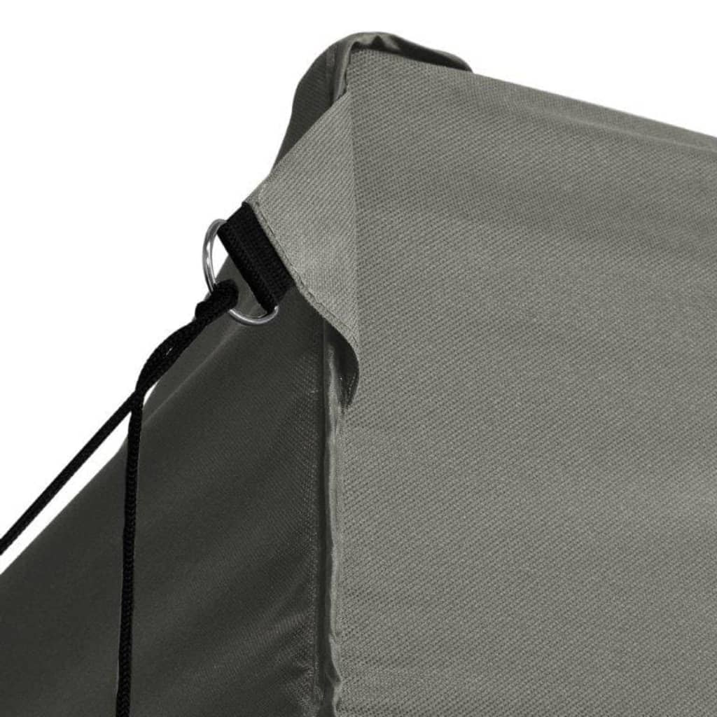 vidaXL Zložljiv šotor s 3 stenami 3x4,5 m antracitne barve