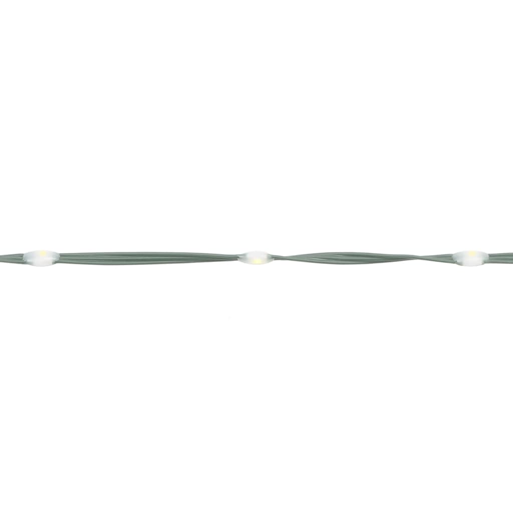 vidaXL Novoletna jelka iz 108 toplo belih LED lučk 180 cm