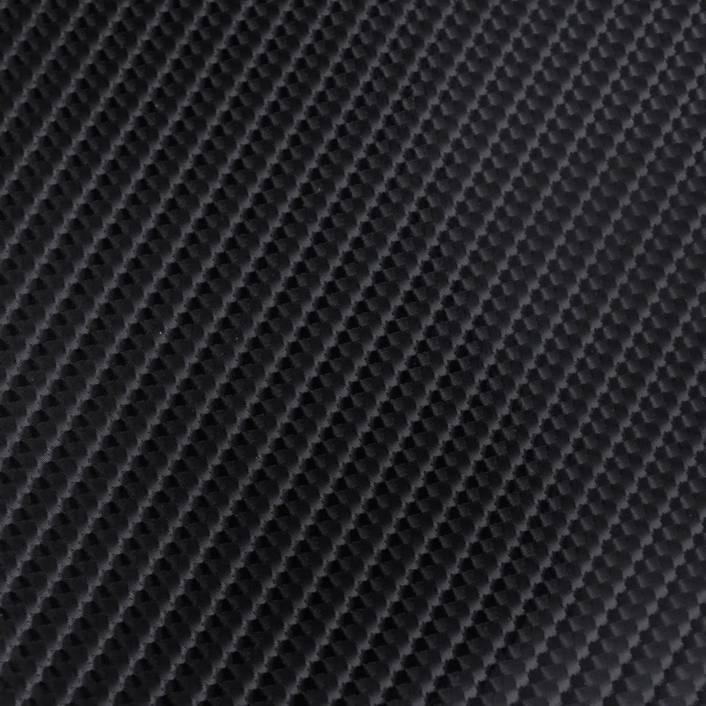 Vinilna folija za avto iz ogljikovih vlaken 4D črna 152x200 cm