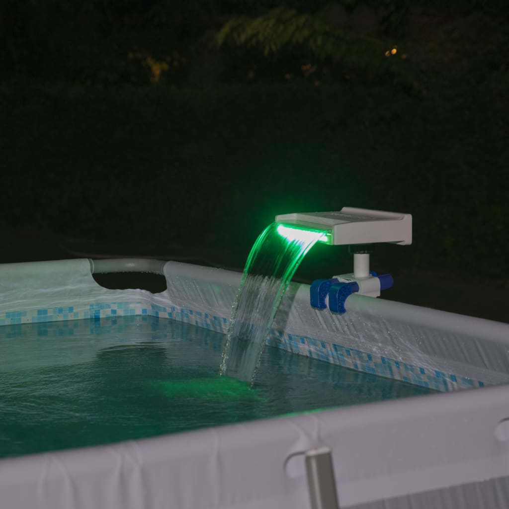 Bestway Pomirjujoč slap za bazen z LED lučjo