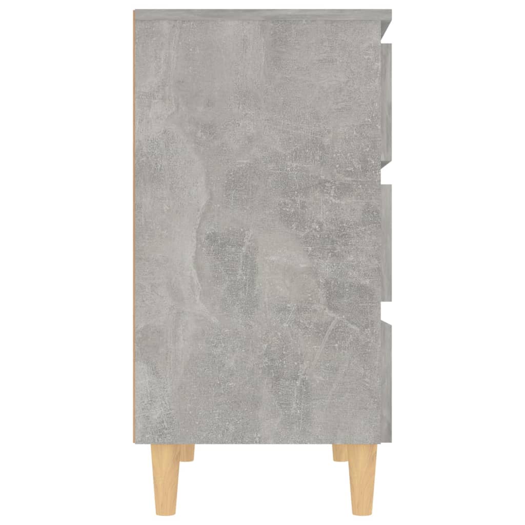 vidaXL Komoda betonsko siva 60x35x69 cm iverna plošča