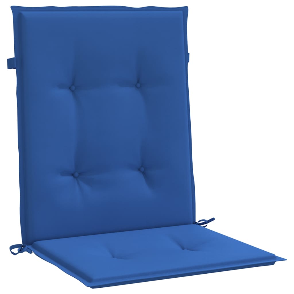 vidaXL Blazine za vrtne stole 4 kosi kraljevsko modre 100x50x3 cm