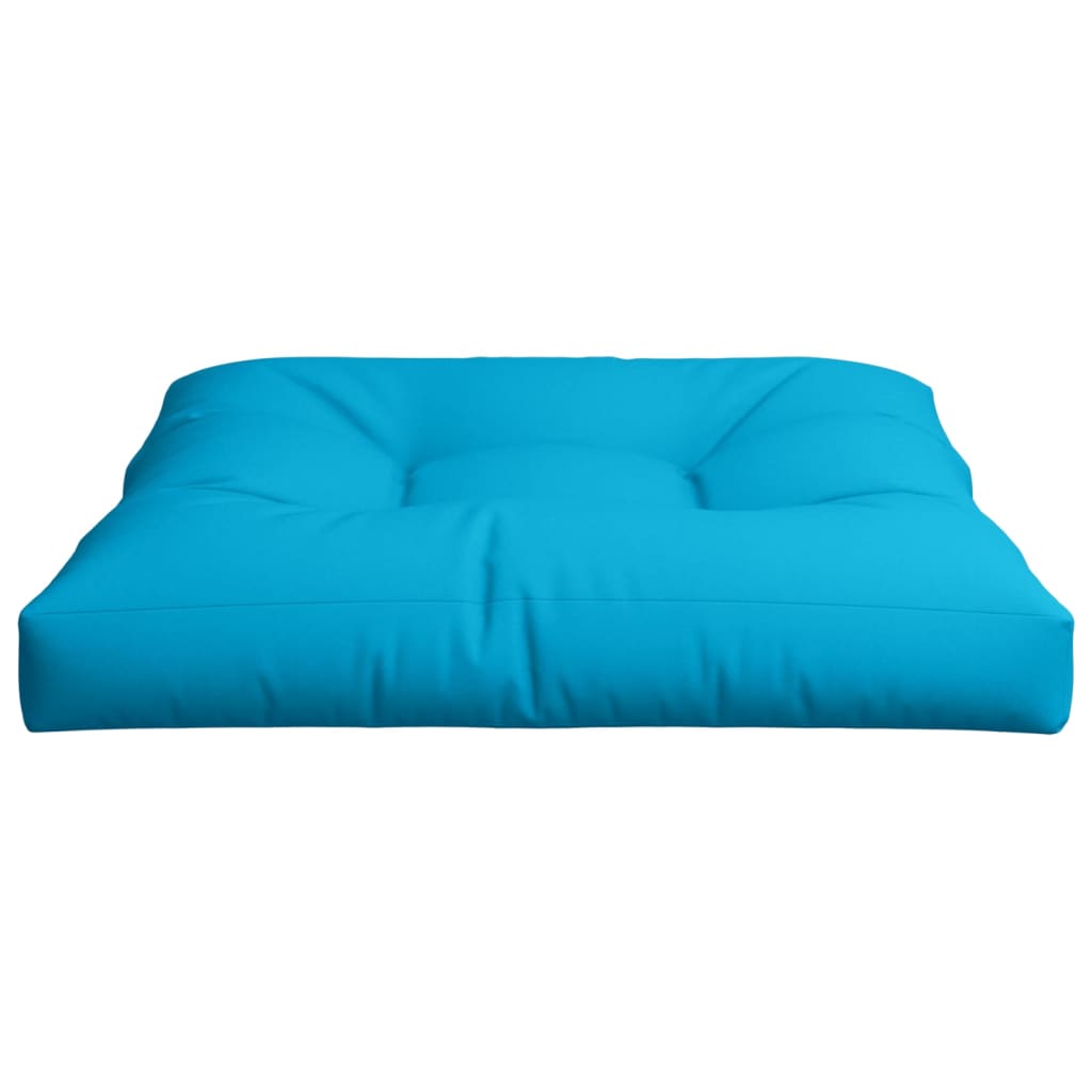 vidaXL Blazina za kavč iz palet modra 70x70x12 cm