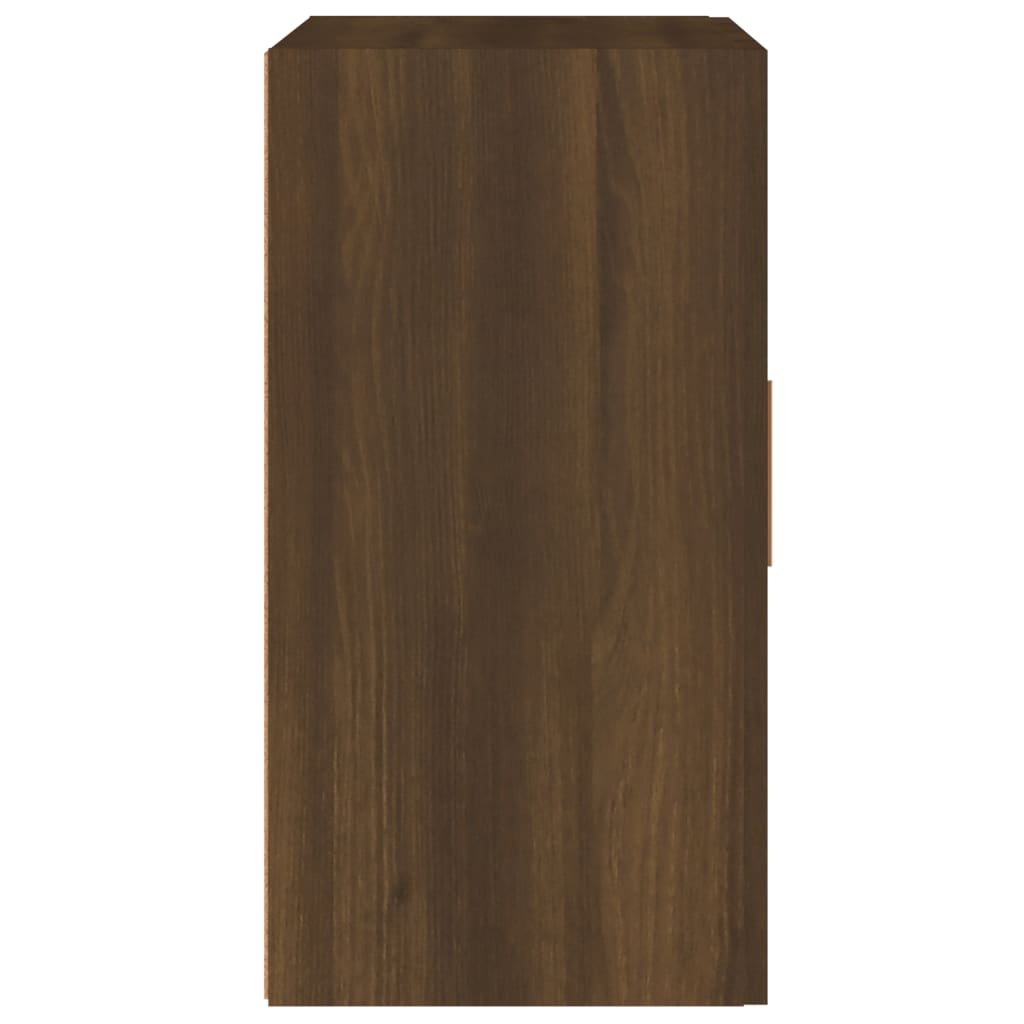 vidaXL Stenska omarica rjavi hrast 60x30x60 cm konstruiran les