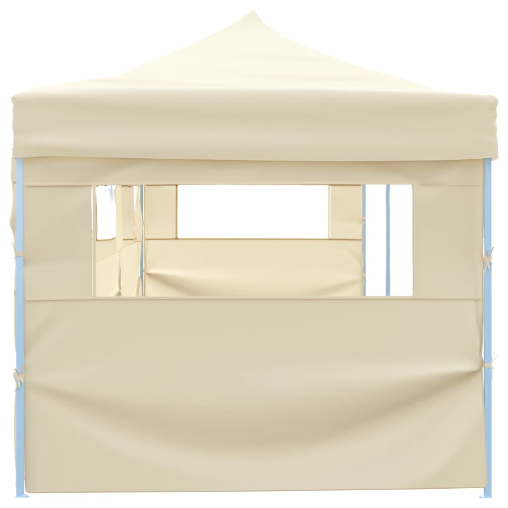 vidaXL Zložljiv pop-up vrtni šotor s 5 stranicami 3x9 m krem
