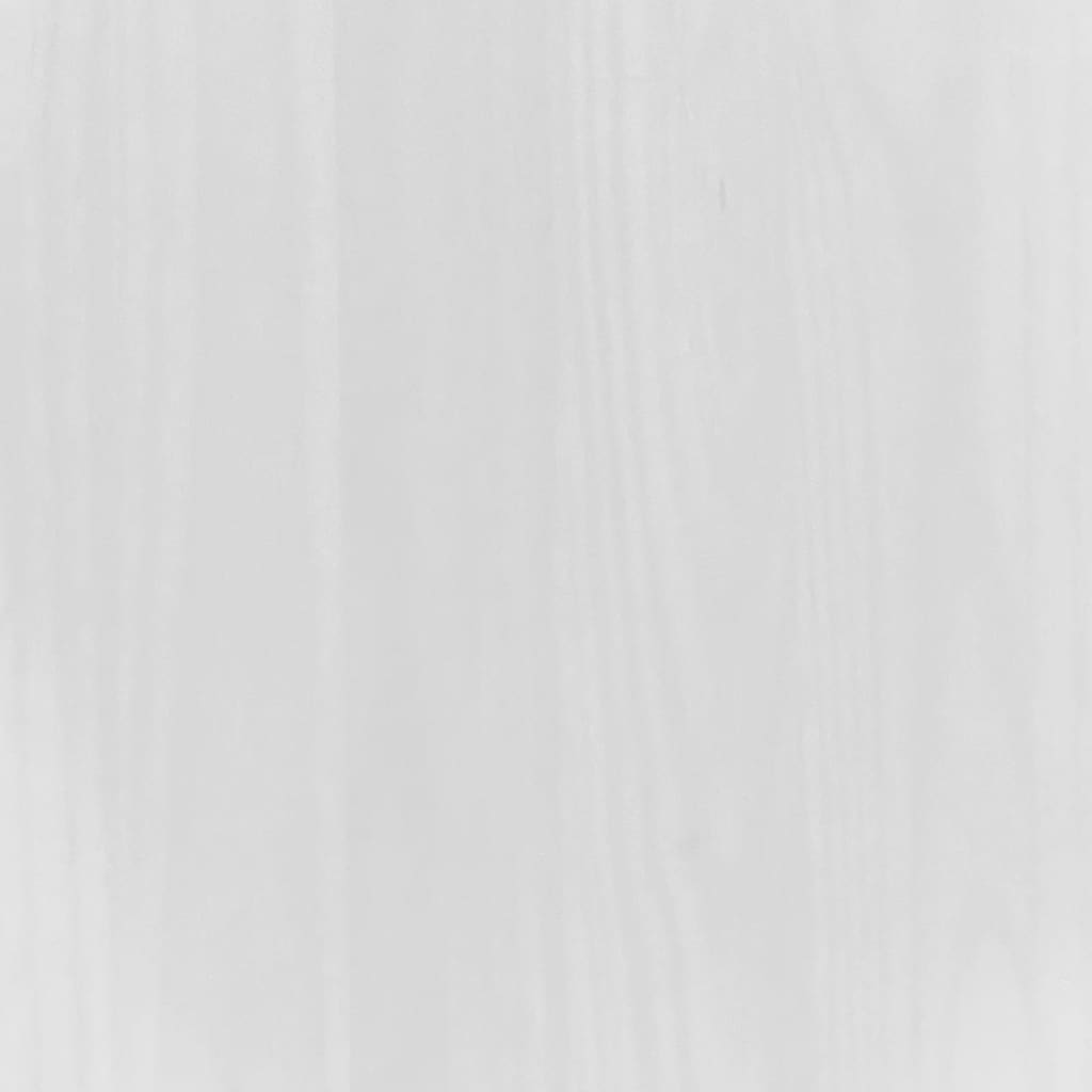 vidaXL Konzolna mizica mehiška borovina Corona Range bela 90x34,5x73cm