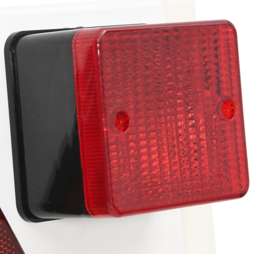 vidaXL Zadnja luč rdeča 115x7x14 cm 12V klasična žarnica