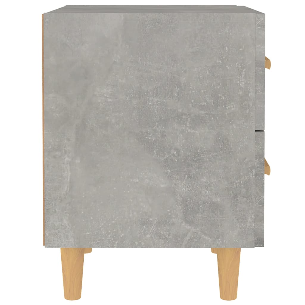 vidaXL Nočna omarica 2 kosa betonsko siva 40x35x47,5 cm