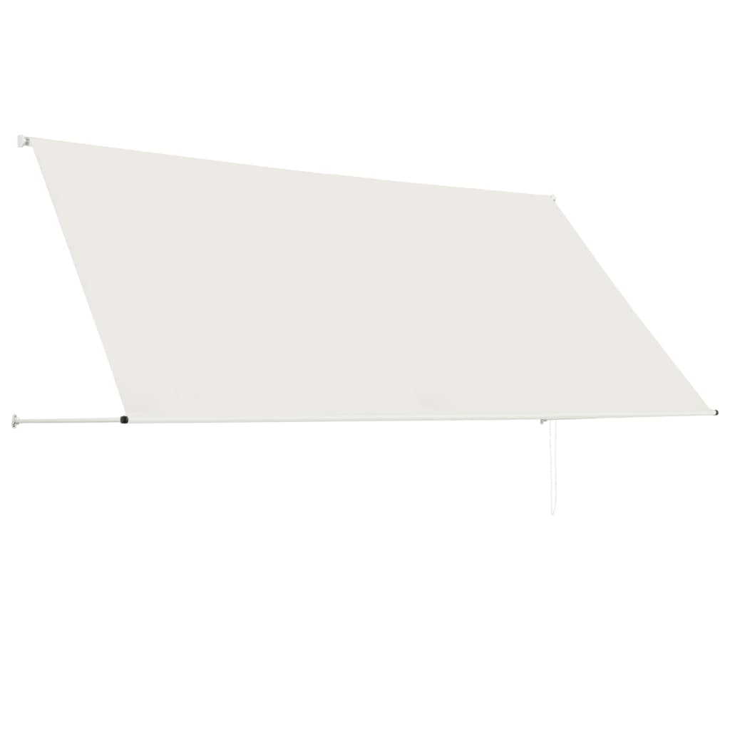 vidaXL Zložljiva tenda 300x150 cm krem