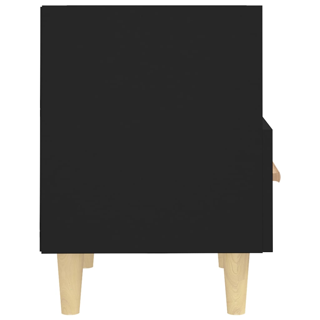 vidaXL Nočna omarica 2 kosa črna 40x35x47 cm