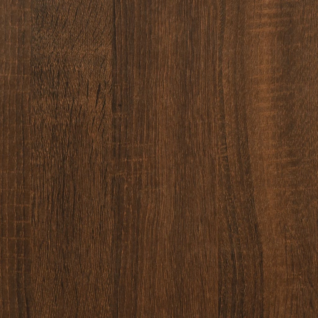 vidaXL Nočna omarica rjavi hrast 40x35x50 cm inženirski les