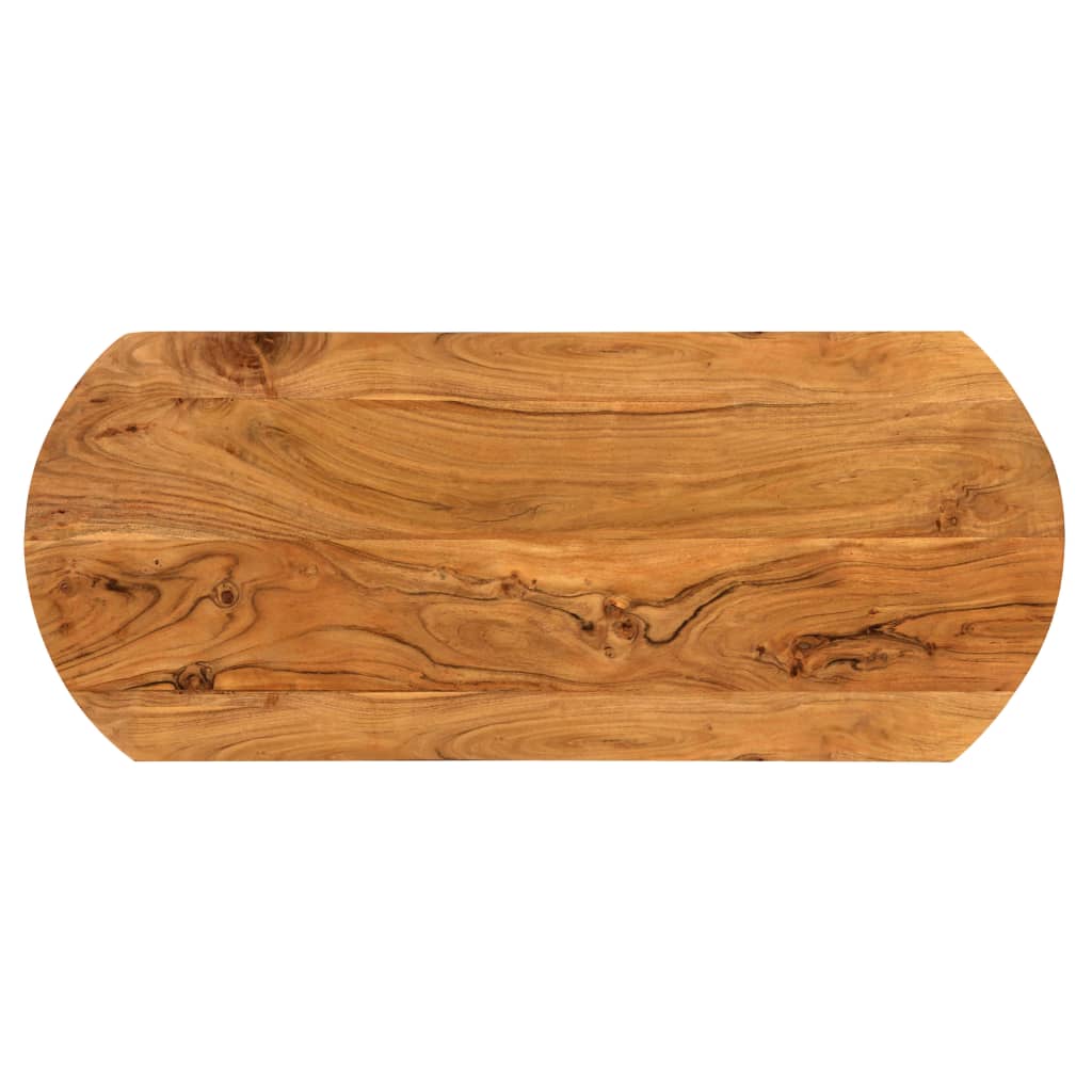 vidaXL Pisalna miza iz trdnega akacijevega lesa 120x50x77 cm