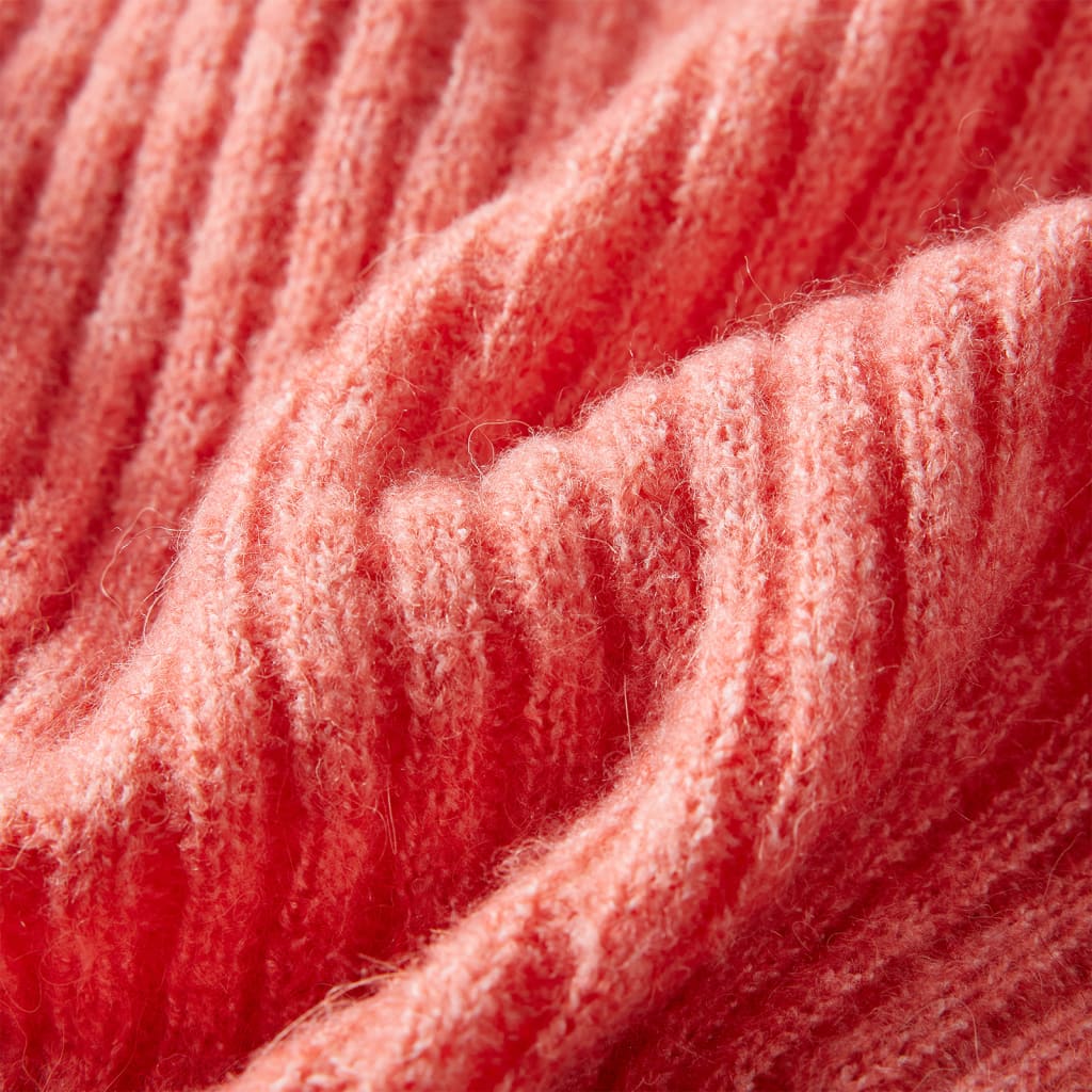 Otroška jopica pletena srednje roza 92