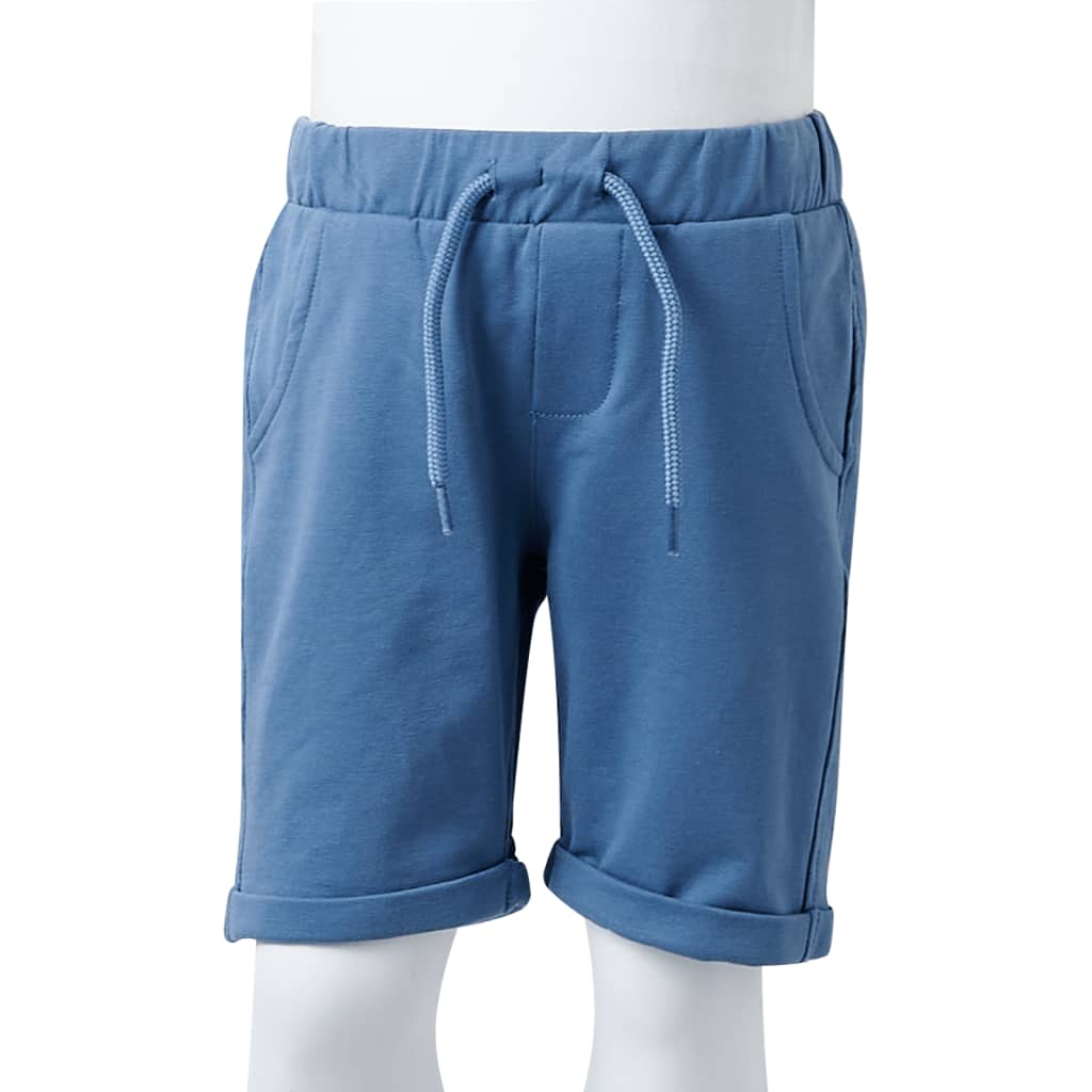 Otroške kratke hlače z vrvico temno modre 92